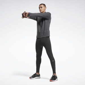 Reebok Running Essentials Sweatshirt Herren - Schwarz - DE 760-QYS